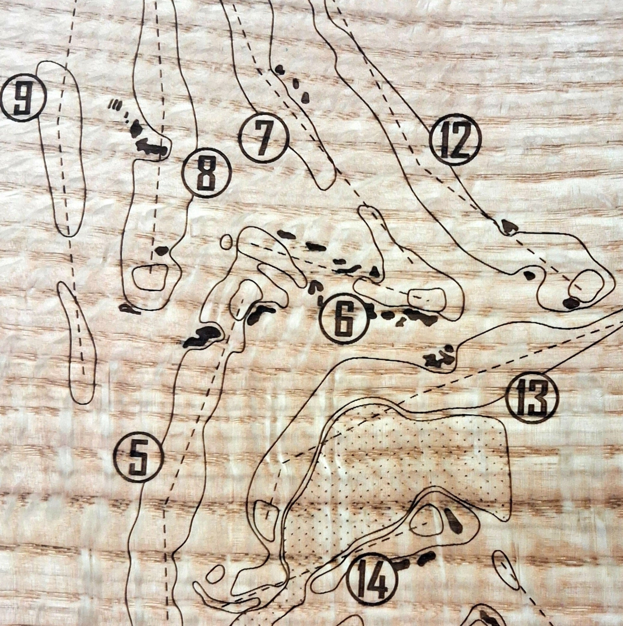 Pinehurst #4 on Indiana White Oak