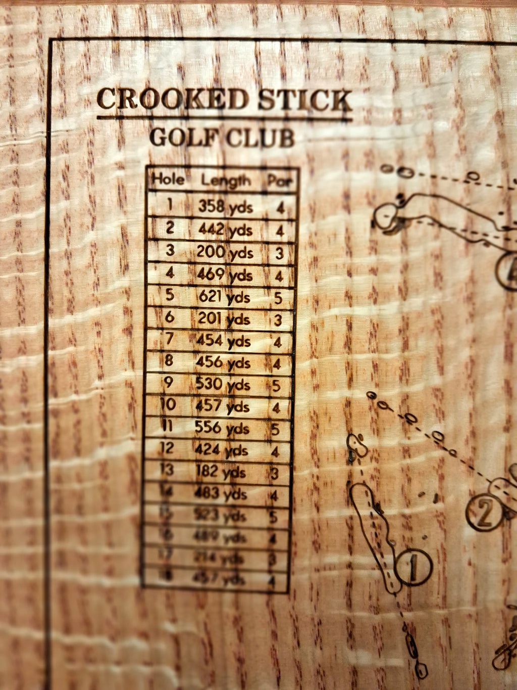 Crooked Stick On White Oak