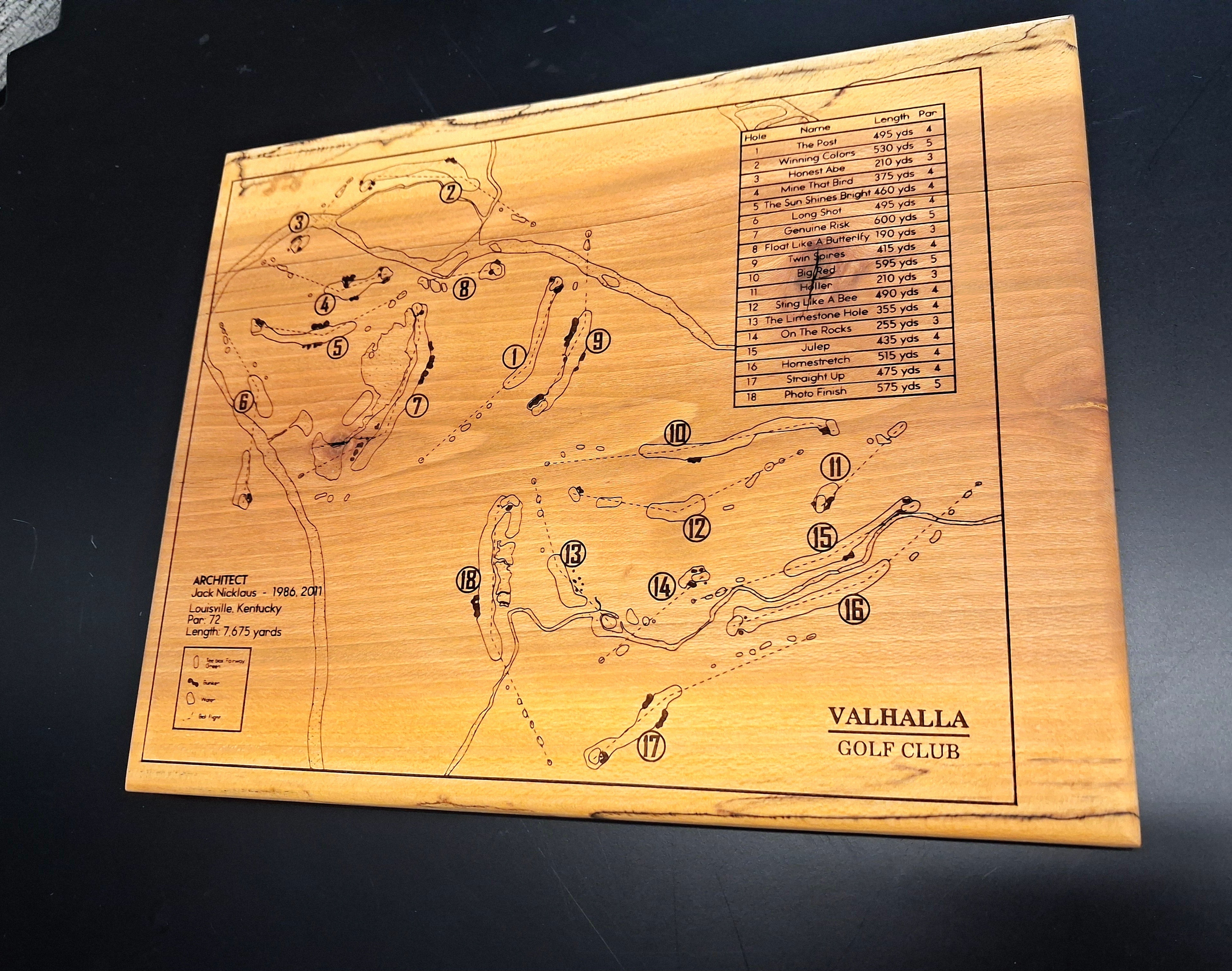 Valhalla On Spalted Maple