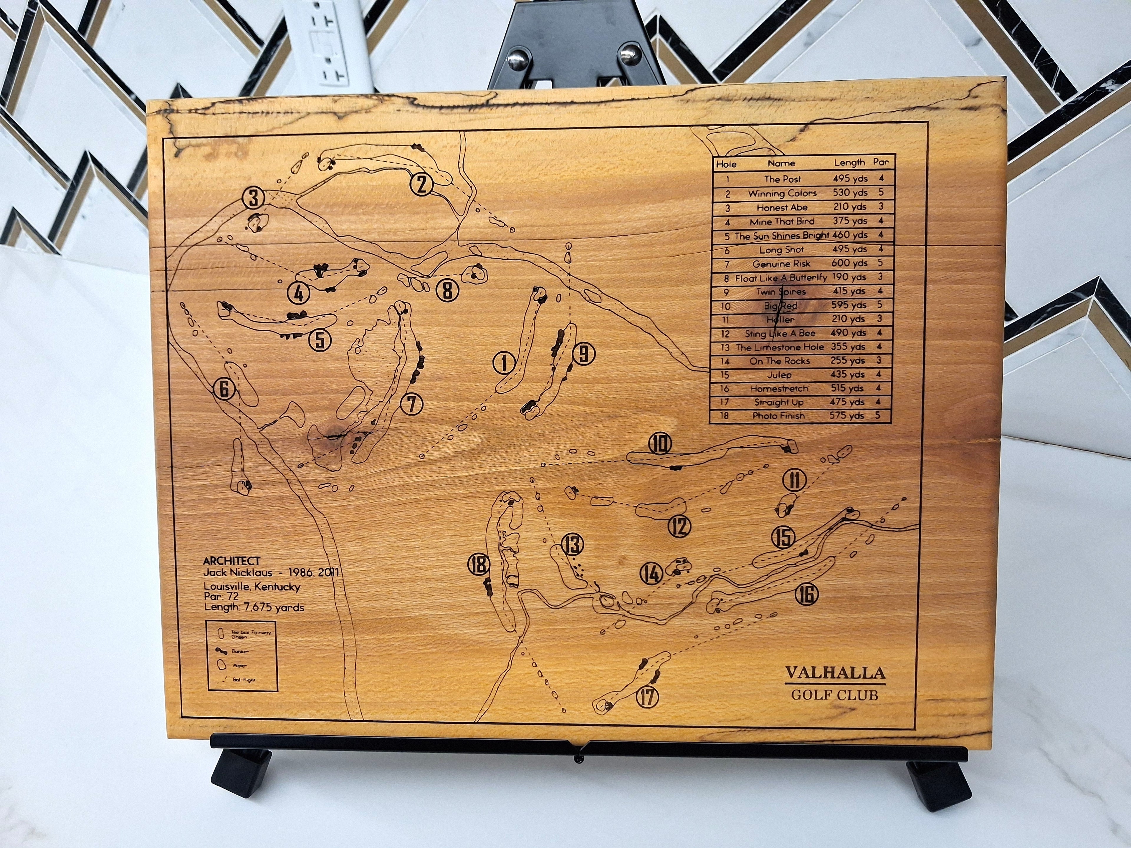 Valhalla On Spalted Maple