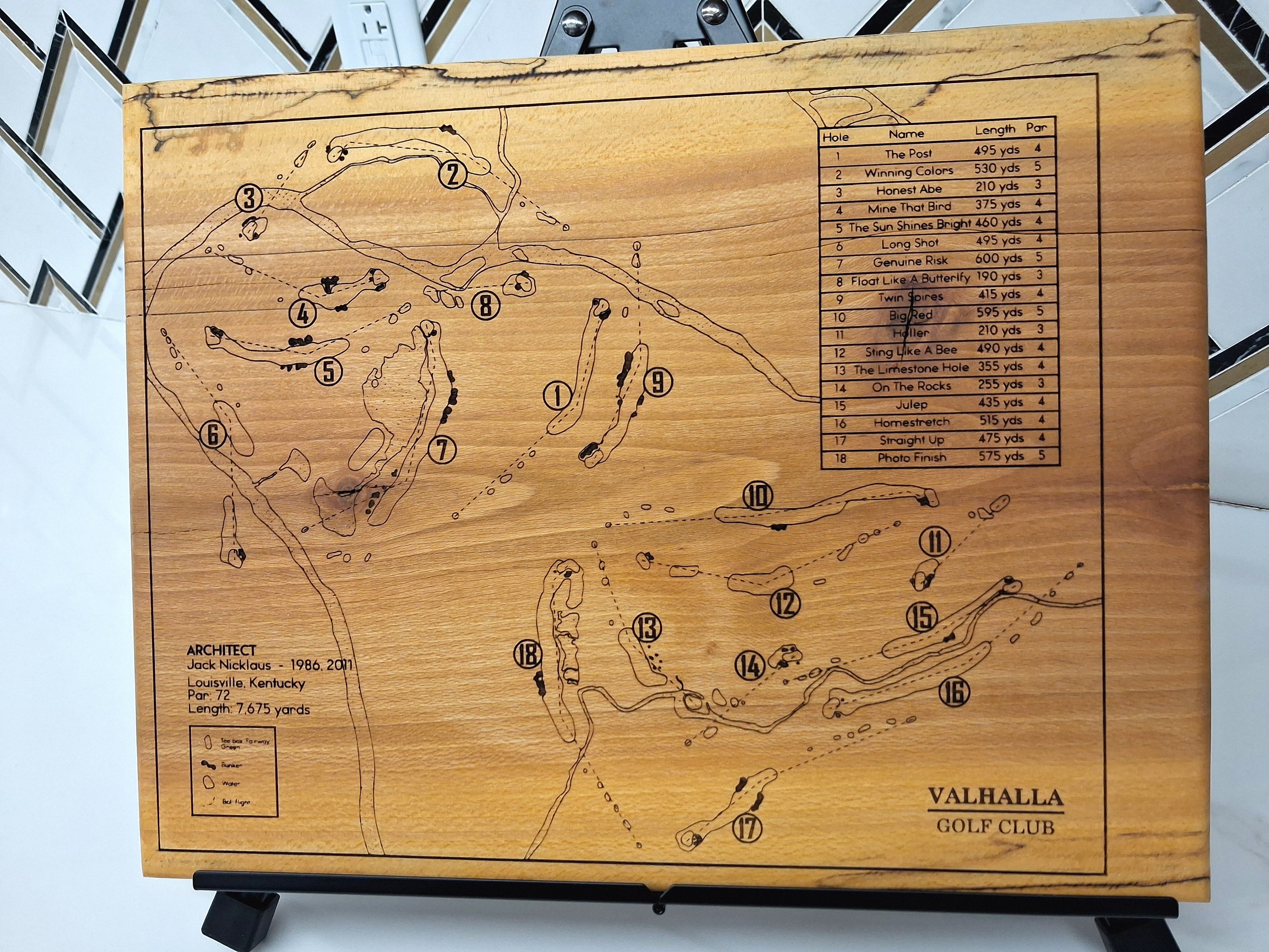 Valhalla On Spalted Maple