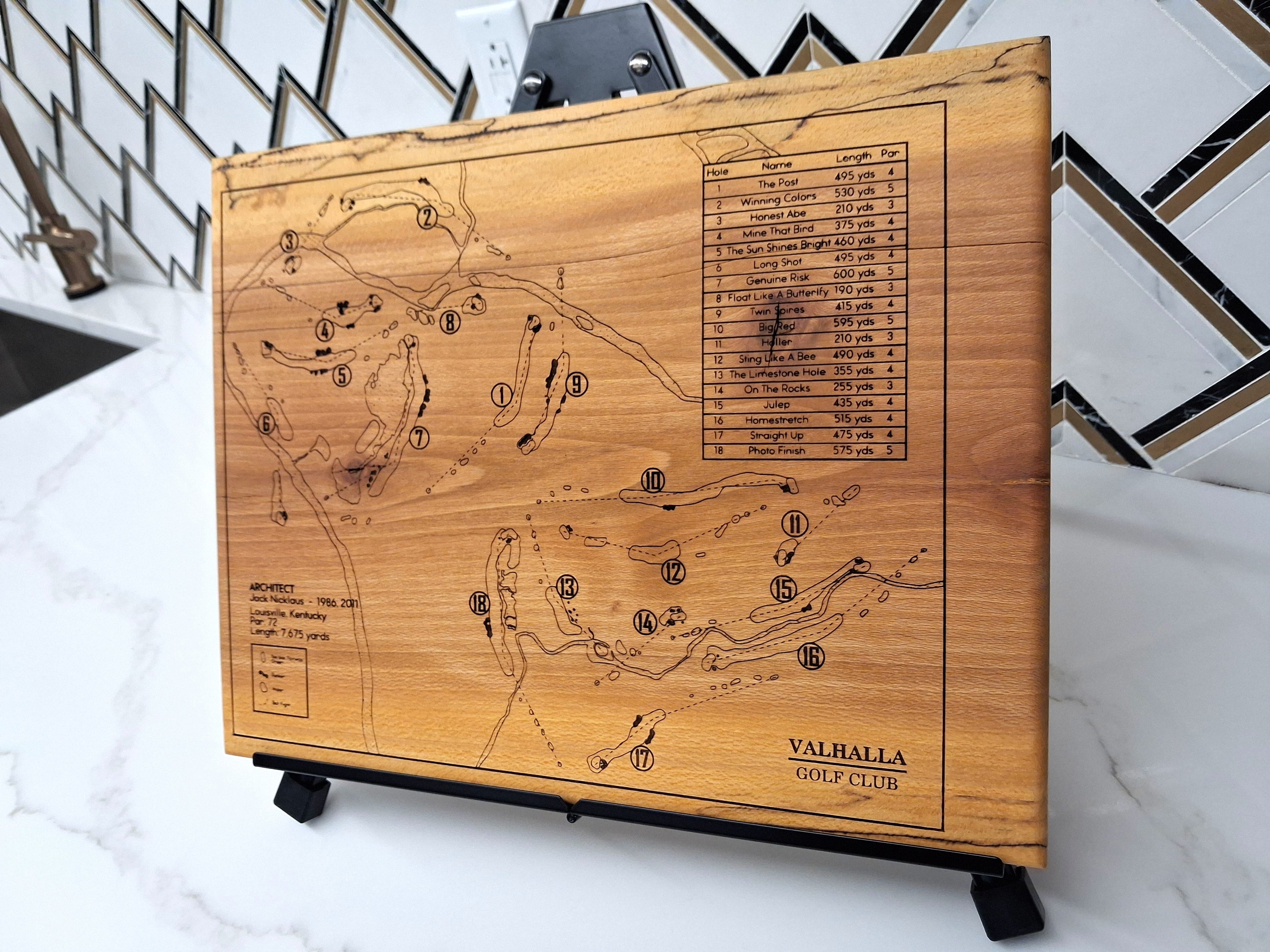 Valhalla On Spalted Maple